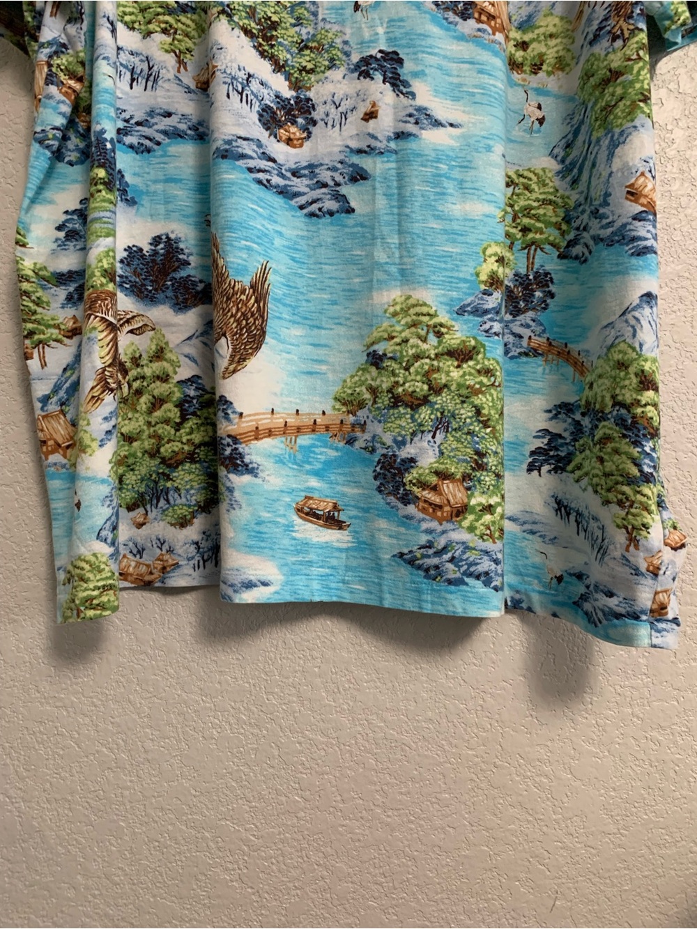 Polo Ralph Lauren Tshirt Mens 3XB Tropical Hawaiian Island Print Pocket Preppy - Picture 6 of 13